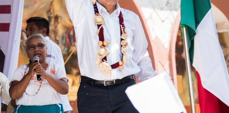 En  Huajuapan de León pide Andrés Manuel López Obrador unidad y trabajo