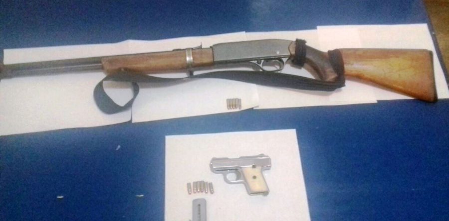 En cumplimiento a la Ley Federal de Uso de Armas de Fuego  realiza Policía Estatal dos detenciones