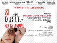 En el Día Naranja, dependencias impartirán conferencia: “Si duele, no es amor”