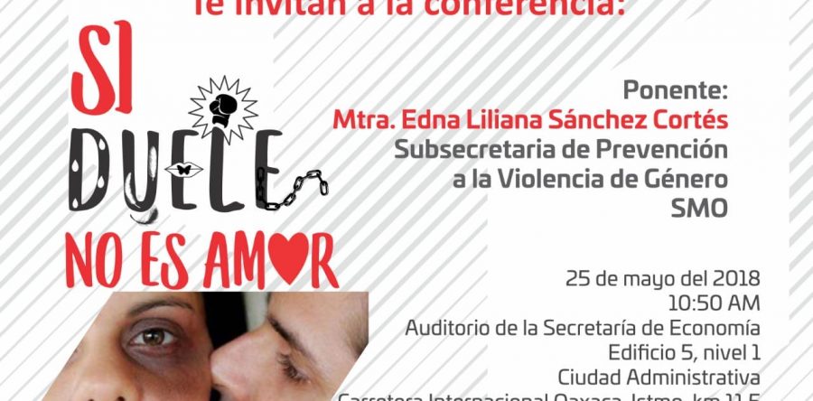 En el Día Naranja, dependencias impartirán conferencia: “Si duele, no es amor”