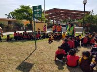 Enseña IEEPO a niños de preescolar cómo actuar ante un sismo