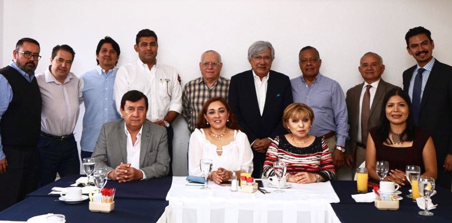 Dirigentes de organismos empresariales se reúnen con Raúl Castellanos Hernández