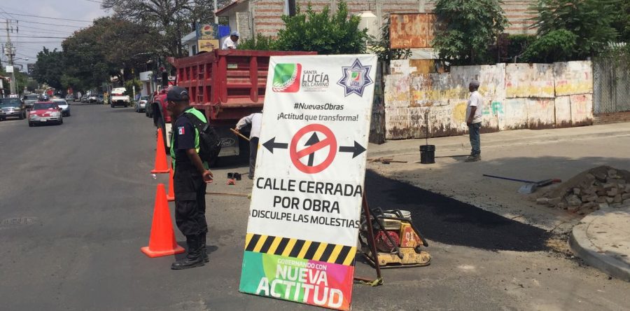Trabajos de bacheo bien hechos, realiza Gobierno de Santa Lucía