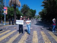 Protestan vecinos del Barrio  Xochimilco ante instalación de OXXO