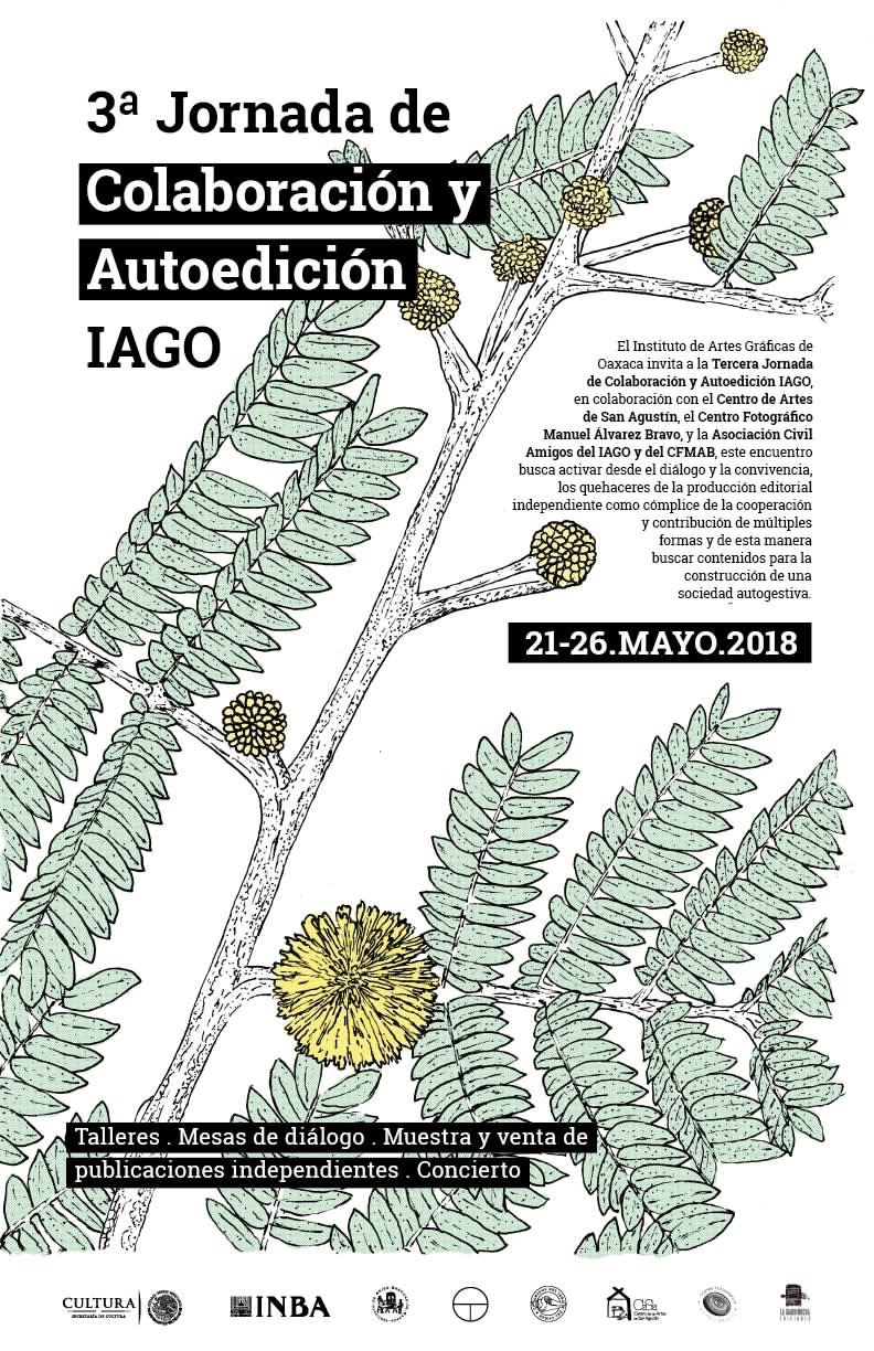 Anuncia IAGO la Tercera Jornada de Colaboración y Autoedición
