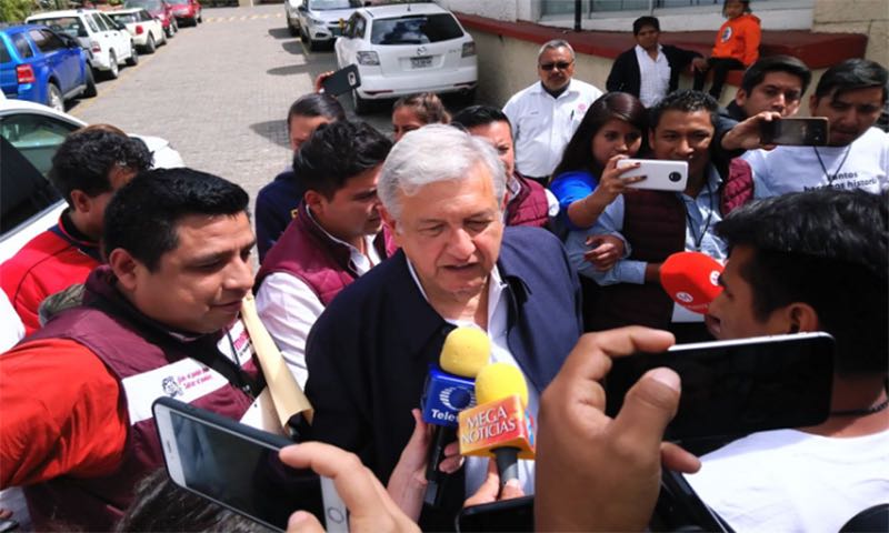 AMLO en gira de campaña en el Istmo y Costa