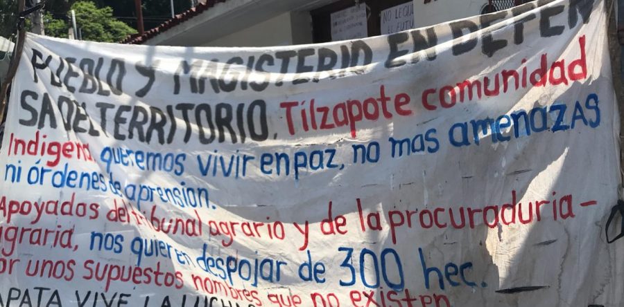 Habitantes de Tilzapote piden solución a su problemática
