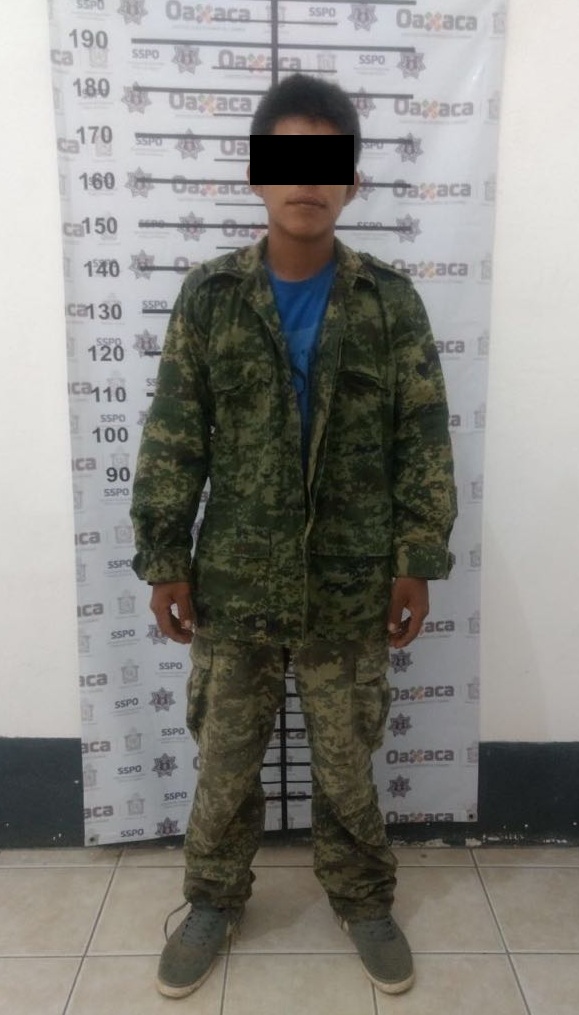 Detiene Policía Estatal a persona que portaba escopeta en Pochutla