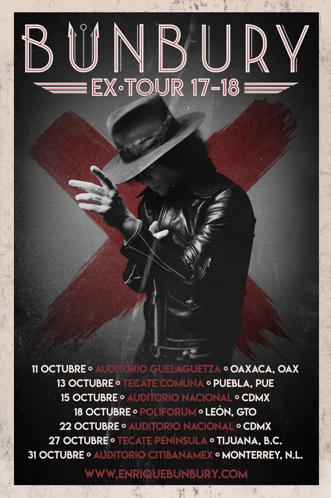 Este viernes inicia la preventa para el concierto de Enrique Bunbury en