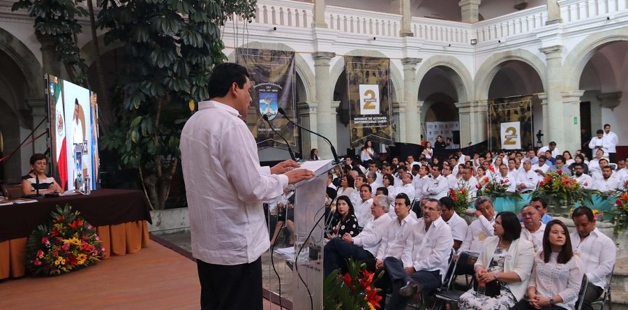 Rindió Rector informe de logros, pese a crisis de la UABJO: Autoridades