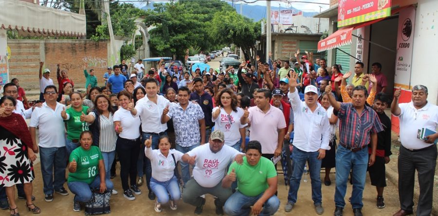 Lo decimos fuerte y claro, Santa Lucía ya decidió y va con Raúl Cruz; afirman vecinos de este Municipio