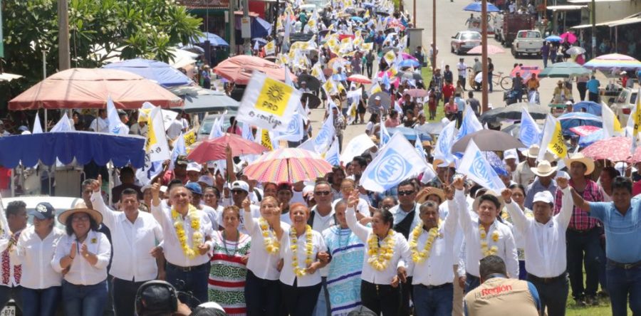 Se desborda Soyaltepec en apoyo a Héctor Pablo