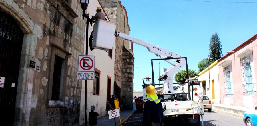 Conocerán situación real del alumbrado en la capital oaxaqueña
