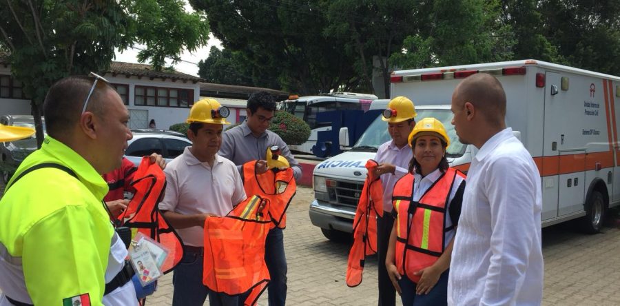 DIF Oaxaca realiza simulacro de emergencias
