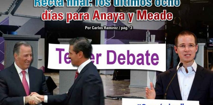 Recta final: los últimos ocho días para Anaya y Meade: Carlos Ramírez