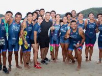 Más de mil competidores participan en Triatlón Huatulco 2018