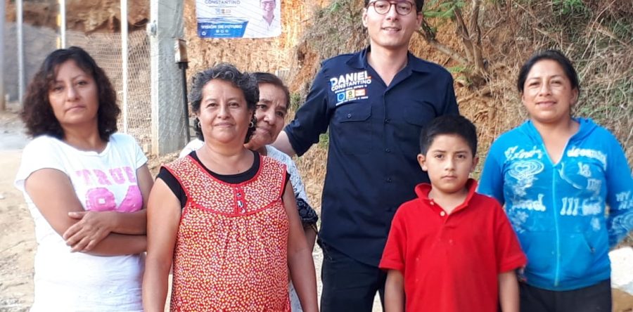 Recorre Daniel Constantino la Agencia de Donají y colonia Jardín