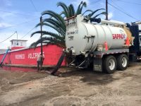 Realiza SAPAO trabajos de  limpieza y saneamiento   en el tanque de rebombeo Volcanes