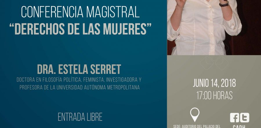 Realizarán conferencia magistral sobre derechos de las mujeres