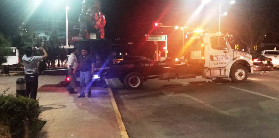 Retira Municipio Capitalino esculturas de la vía pública