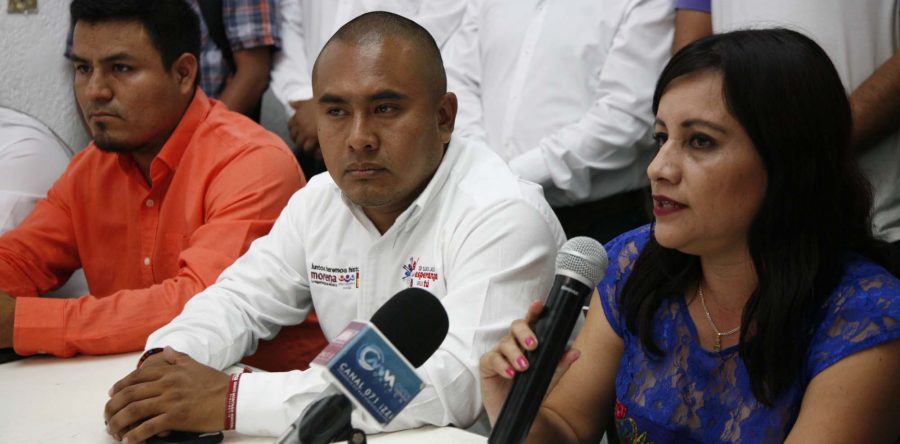 Se fortalece Dante Montaño; se suma candidata del PUP y militantes del PRD