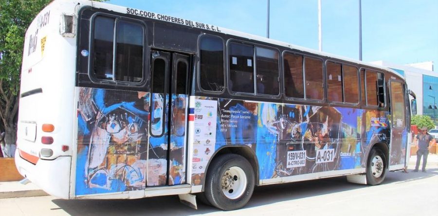 Se embellecen unidades de transporte público con campaña “Arte en Movilidad”