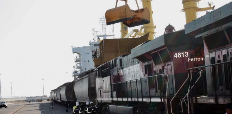 Traslada Ferromex 13 mil toneladas de trigo, de Salina Cruz a Coatzacoalcos
