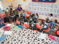 Visitan voluntarios de “Seguimos Leyendo” a preescolares oaxaqueños