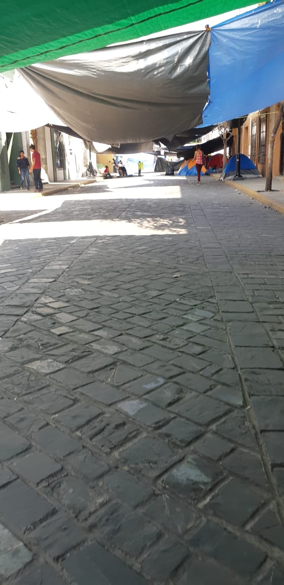 Irrita, sofoca y cansa jornada de lucha de maestros