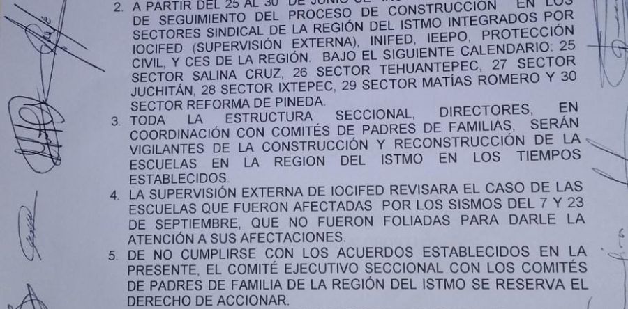 Después de 9 meses se atenderá reconstrucción de escuelas dañadas