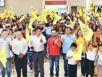 Suma Samuel Gurrión compromisos con vecinos de la zona norte de la capital de Oaxaca