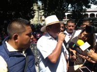 Por receso en su lucha, S-22 levanta plantón en el zócalo
