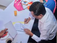 Se compromete Samuel Gurrión Matías con la primera infancia de Oaxaca de Juárez