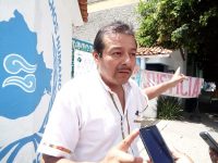 Orlando Sosa protesta en la DDHPO