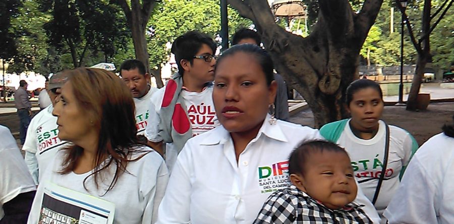 Militantes priistas en Santa Lucía se suman a Jesús López Rodríguez