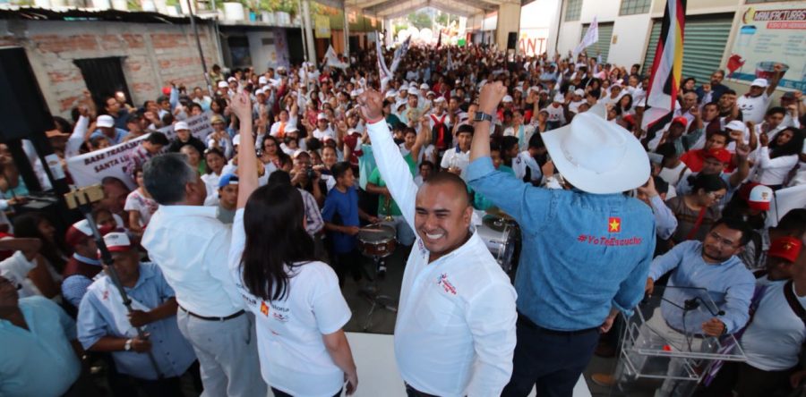 Con alegría y ambiente de triunfo cierra campaña Dante Montaño