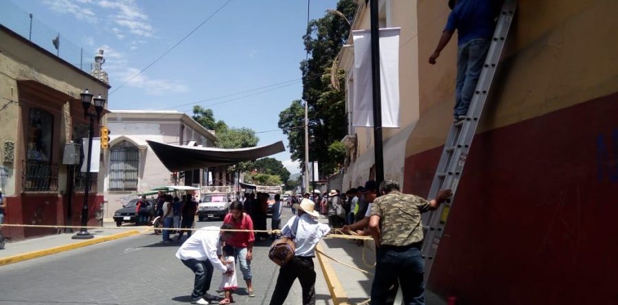 FIPOO bloquea calles del centro de la ciudad