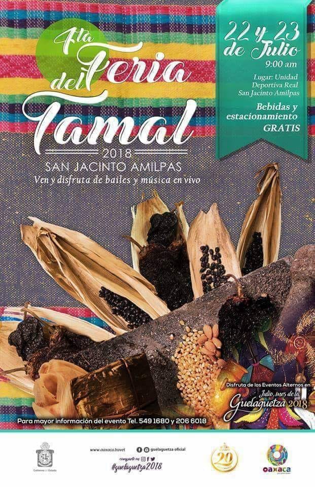 Inicia la Feria del Tamal en San Jacinto Amilpas