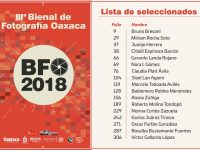 Anuncian a seleccionados de la III Bienal de Fotografía Oaxaca 2018