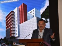 Atestigua Hernández Fraguas develación de primera piedra del Centro Médico de Alta Especialidad