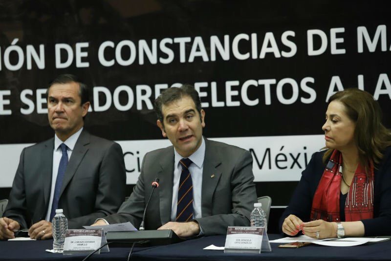 Entrega INE a la Cámara de Senadores constancias de las y los senadores electos por el Principio de Mayoría Relativa y Primera Minoría