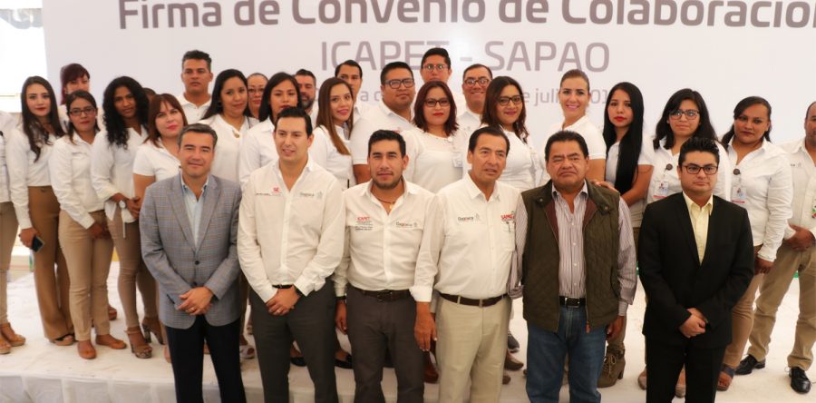 Buscan Icapet y SAPAO mejorar la atención a usuarios del servicio de agua potable