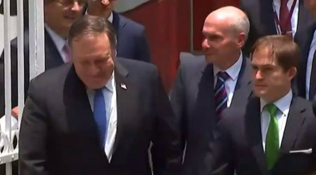 Concluye reunión entre López Obrador y secretarios de Estado de EU