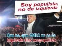 Que no, que AMLO no es de izquierda sino neopopulista: Carlos Ramírez