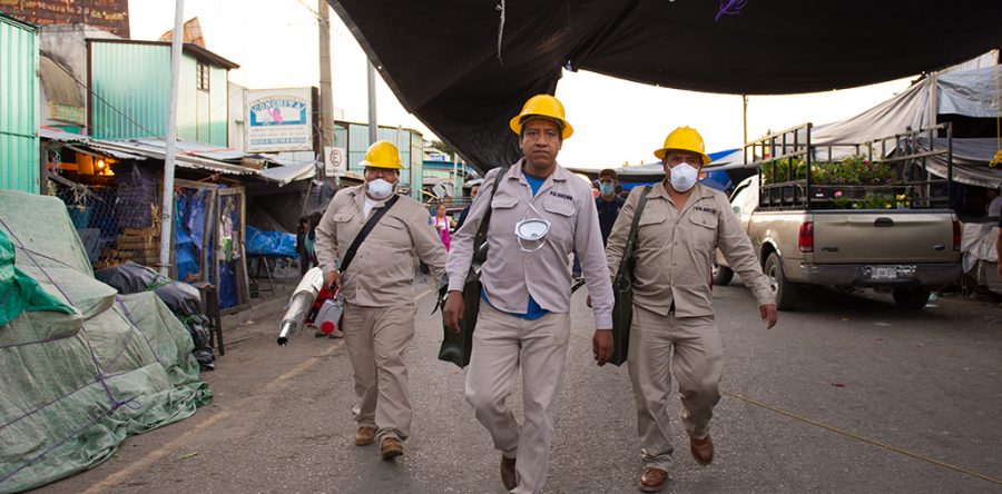 Emprende SSO operativo de nebulización en Oaxaca de Juárez