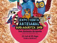 Realizan Expo Venta Artesanal Guelaguetza 2018 en San Antonio Arrazola