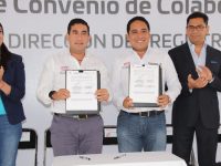 Firman convenio de colaboración Registro Civil e Icapet