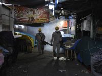 Fumigan la Central de Abasto para reforzar  las acciones de higiene