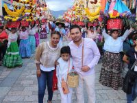 Historia, cultura y color; así se vivió la presentación de  Santa Lucía por primera vez en el convite de la Guelaguetza