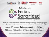 Invita SMO a la Segunda Feria de la Sororidad